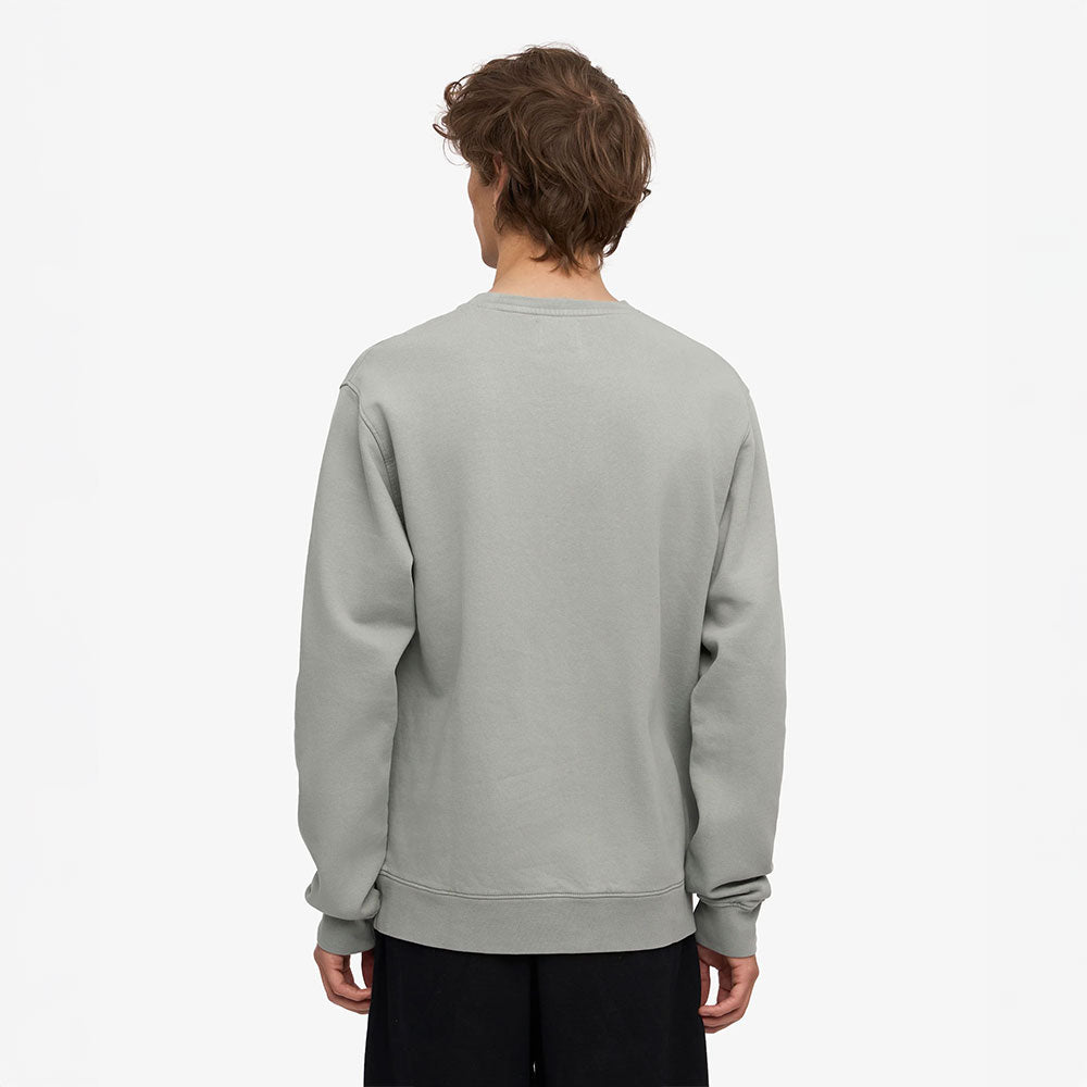 Classic Organic Crew - Steel Blue