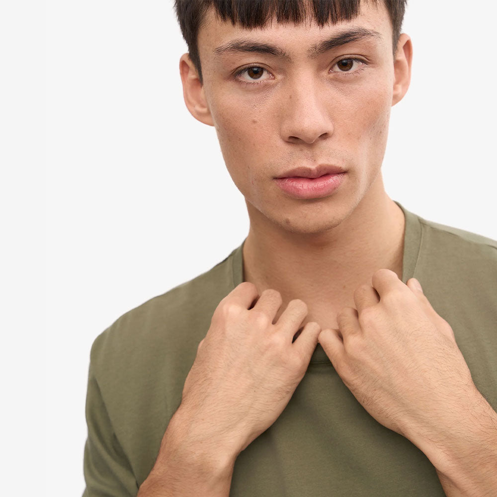 Classic Organic Tee - Dusty Olive