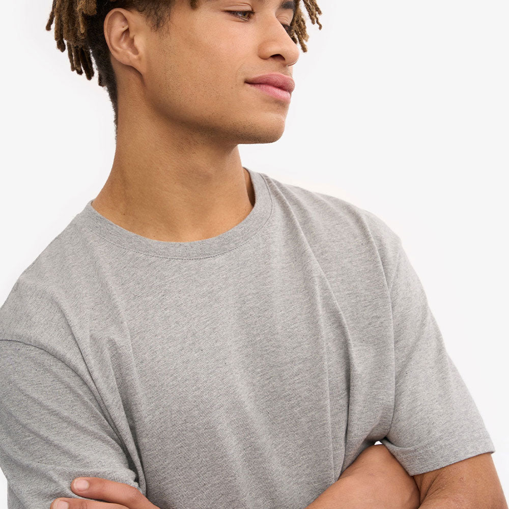 Classic Organic Tee - Heather Grey