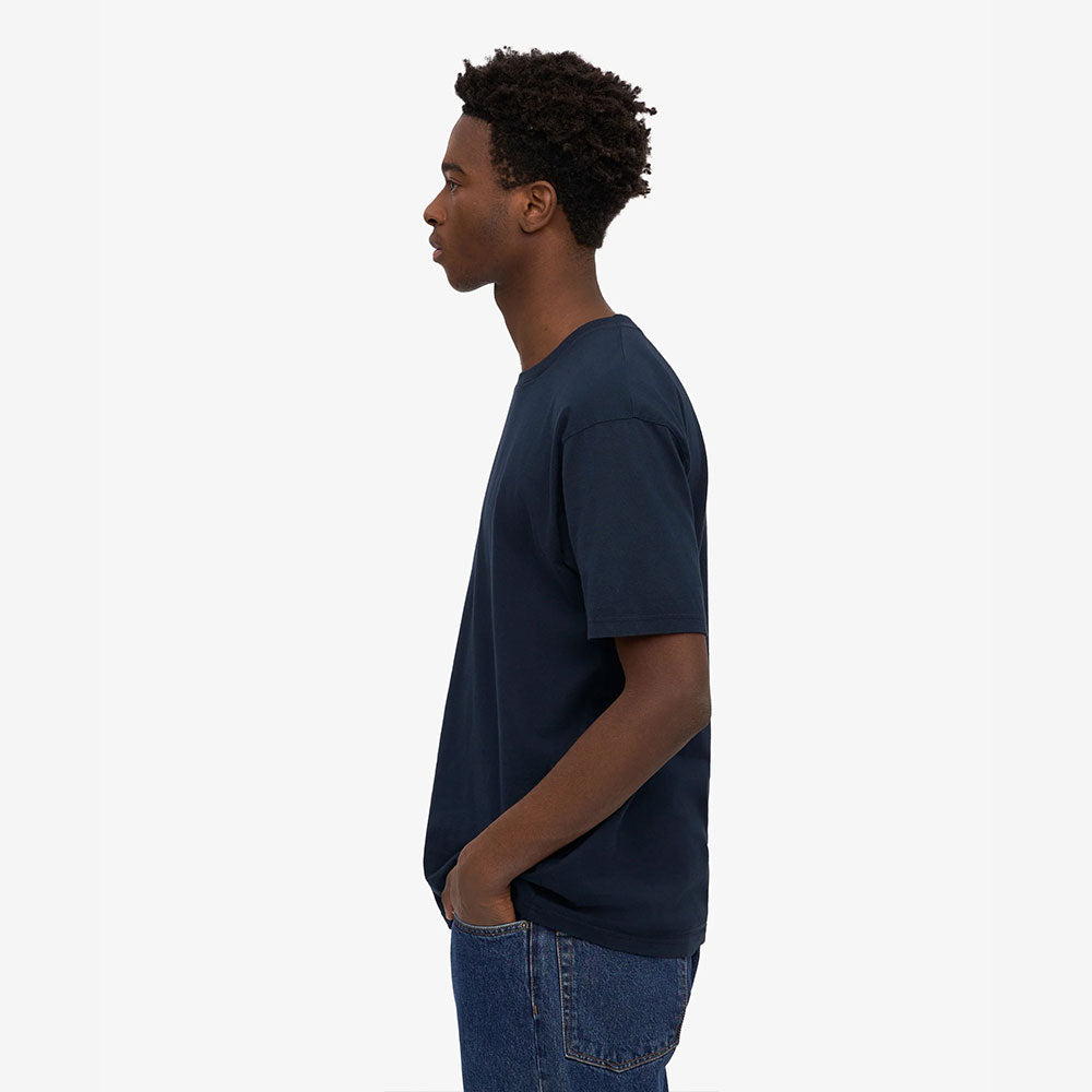 Classic Organic Tee - Navy Blue