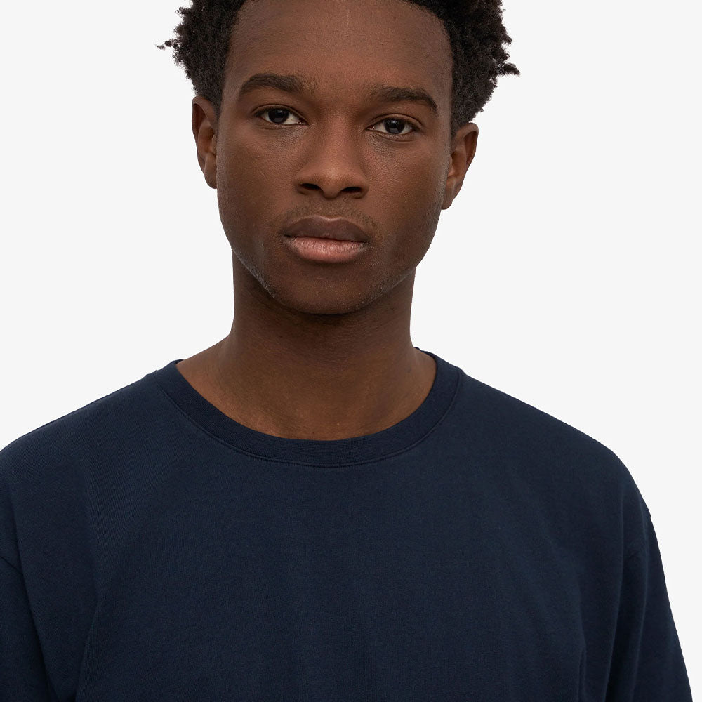Classic Organic Tee - Navy Blue