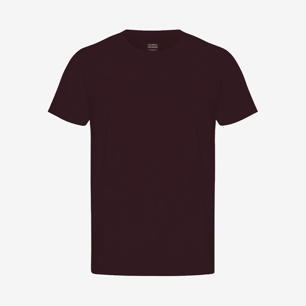 Classic Organic Tee - Oxblood Red