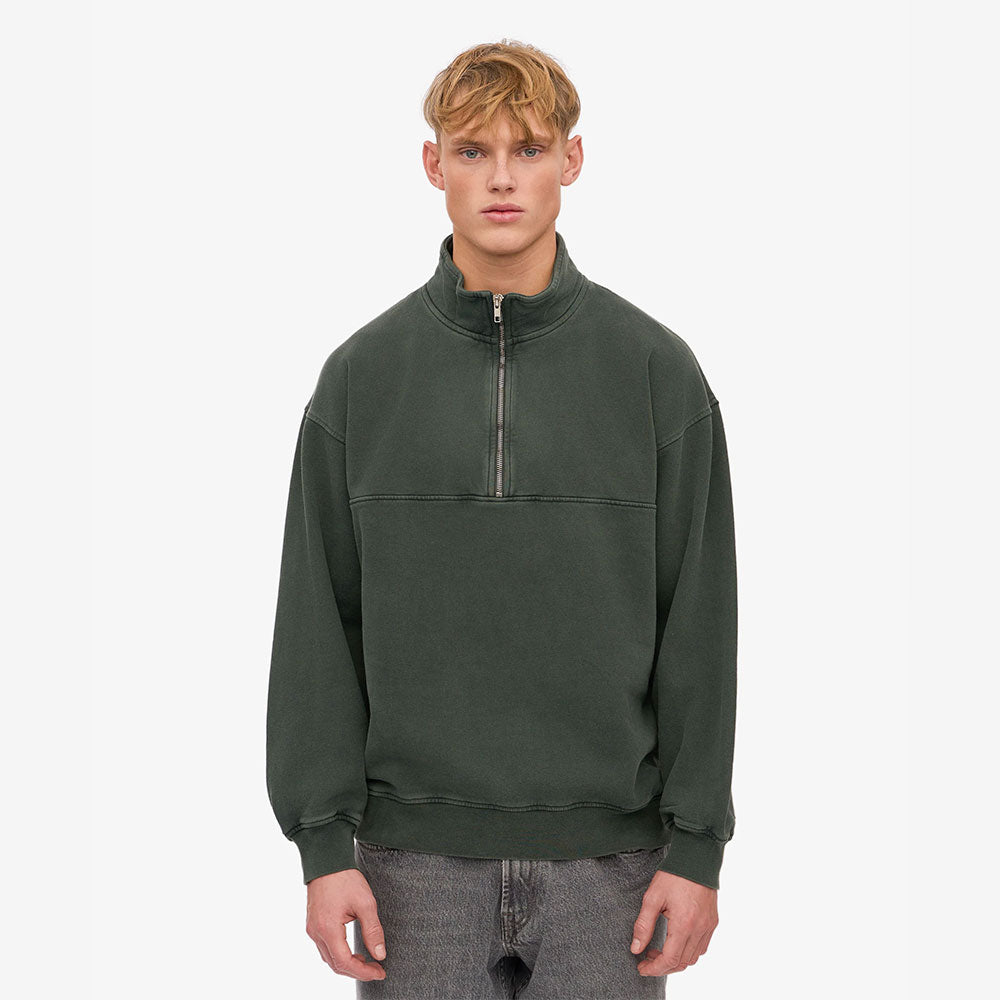 Organic Quarter Zip - Midnight Forest