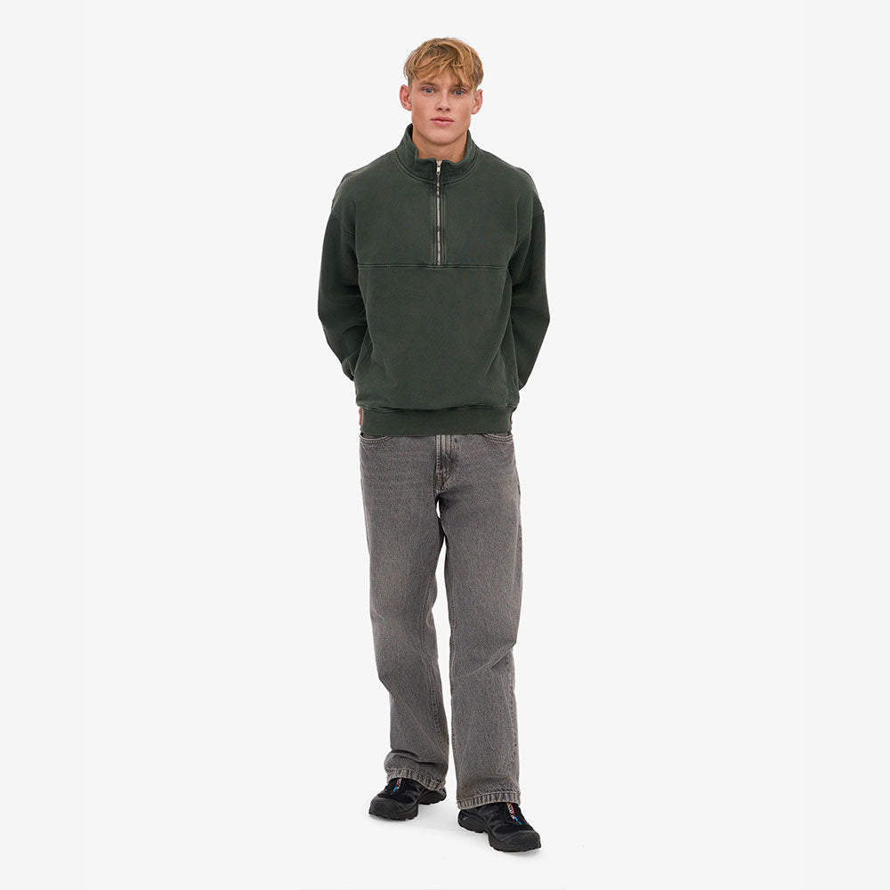 Organic Quarter Zip - Midnight Forest