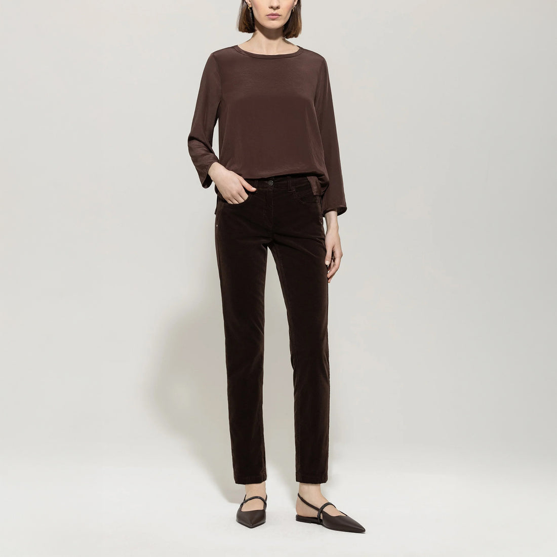 Cord Trouser - Espresso