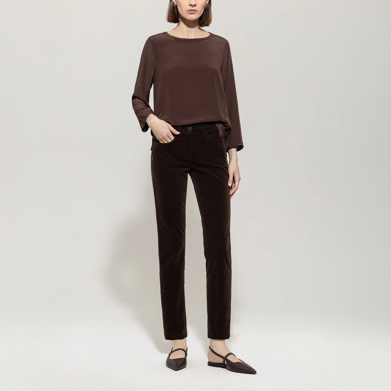 Cord Trouser - Espresso