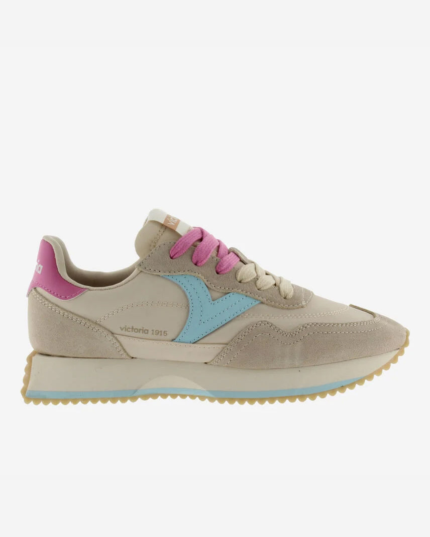Cosmo Multicolour Trainer - Beige