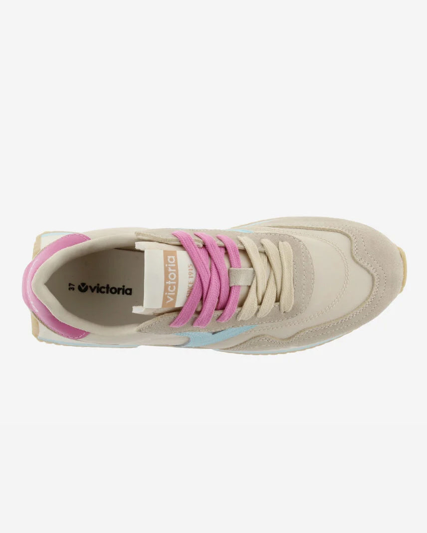 Cosmo Multicolour Trainer - Beige