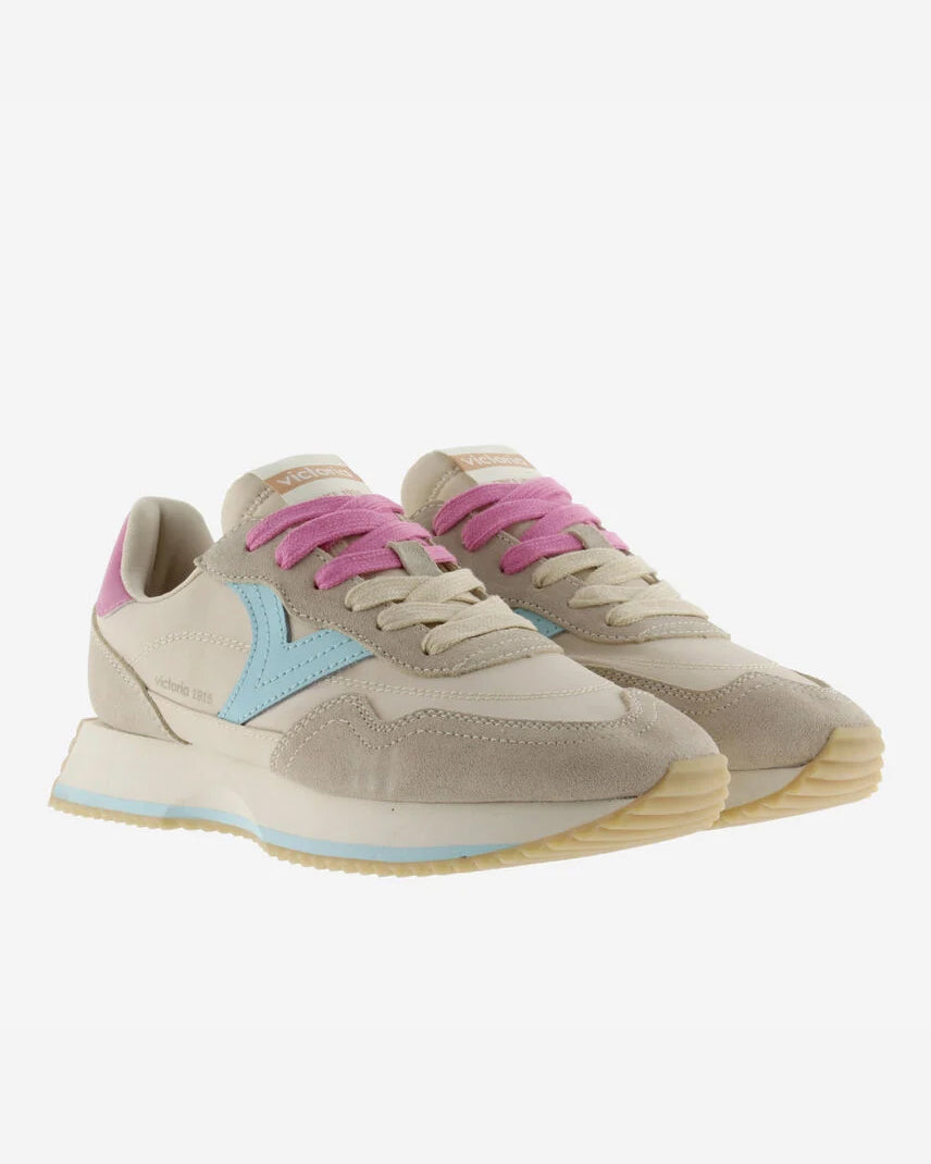 Cosmo Multicolour Trainer - Beige