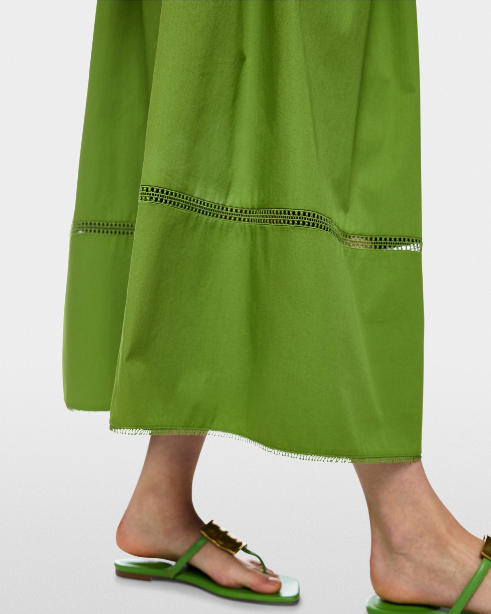 Cotton Skirt - Green