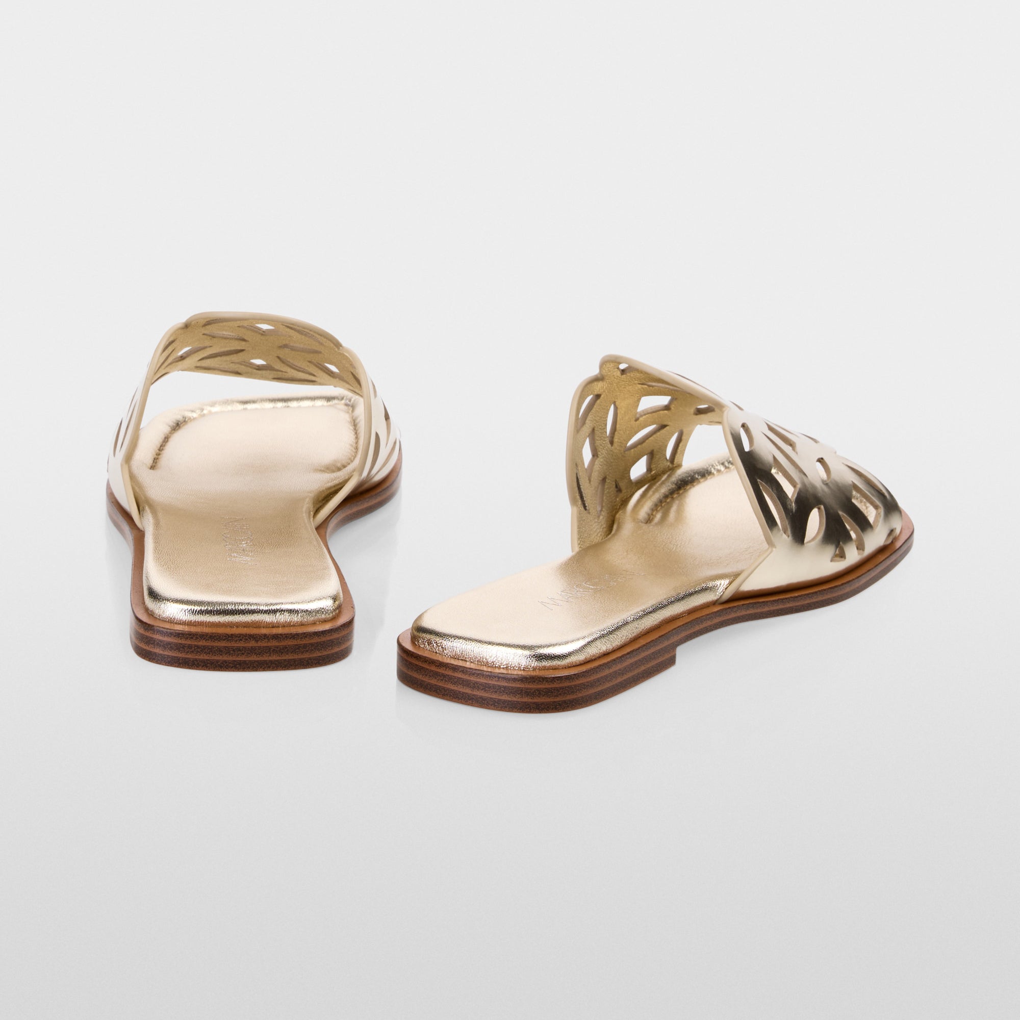 Cut Out Leather Slider - Pure Copper