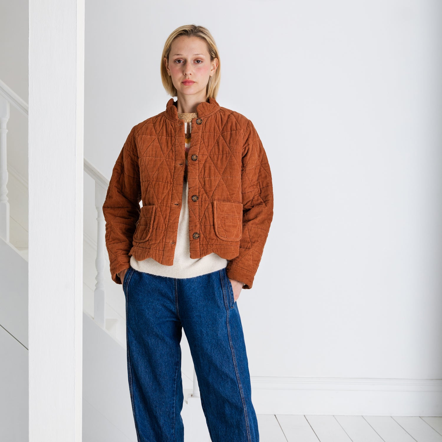 Dillis Quilted Jacket - Cinnamon