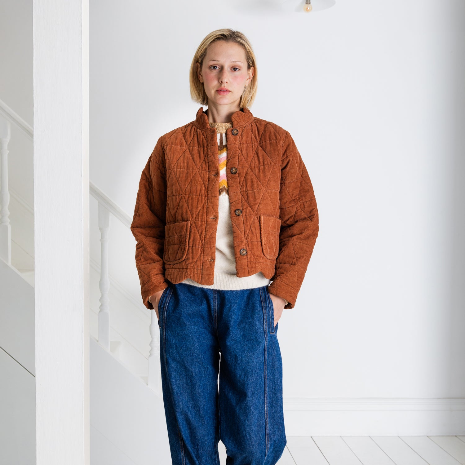 Dillis Quilted Jacket - Cinnamon
