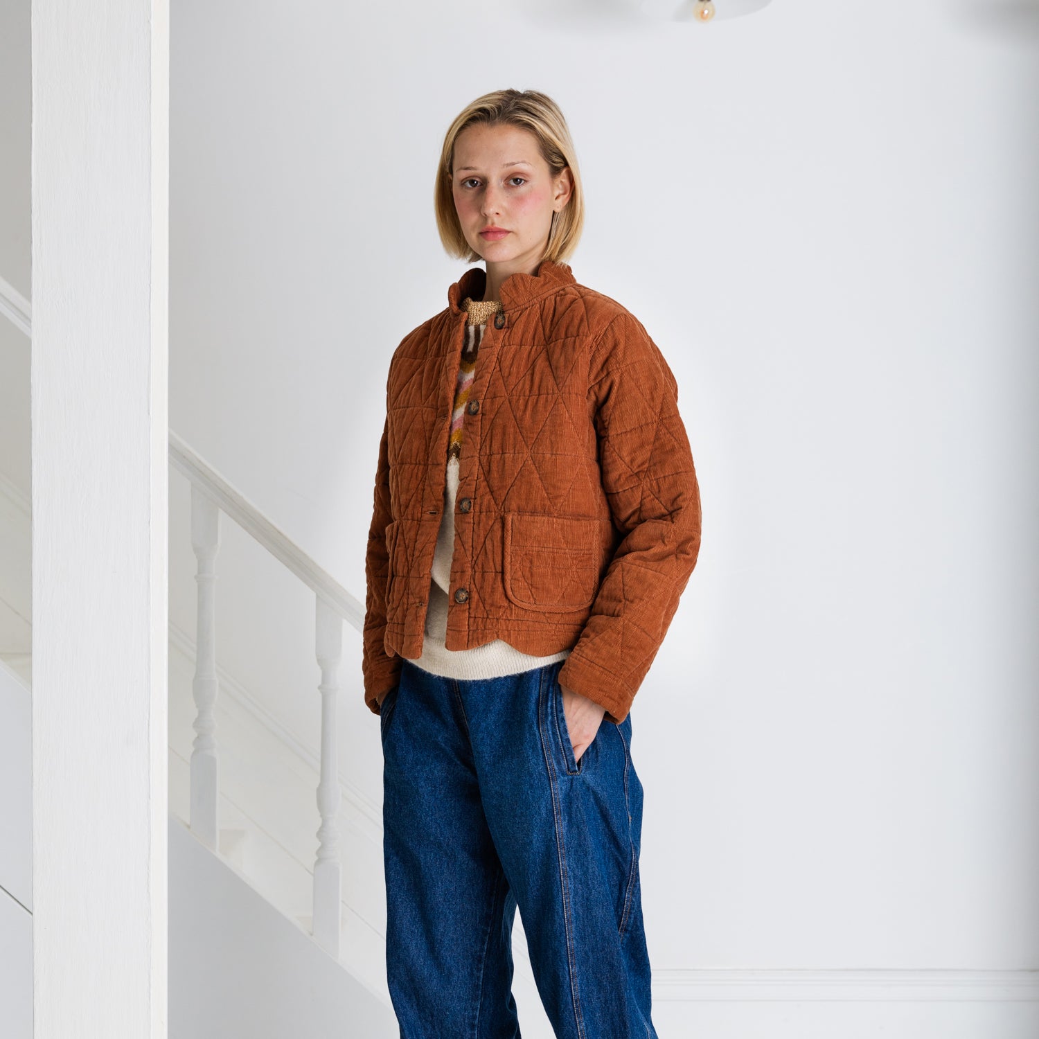 Dillis Quilted Jacket - Cinnamon