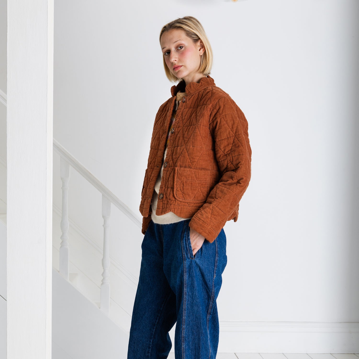 Dillis Quilted Jacket - Cinnamon