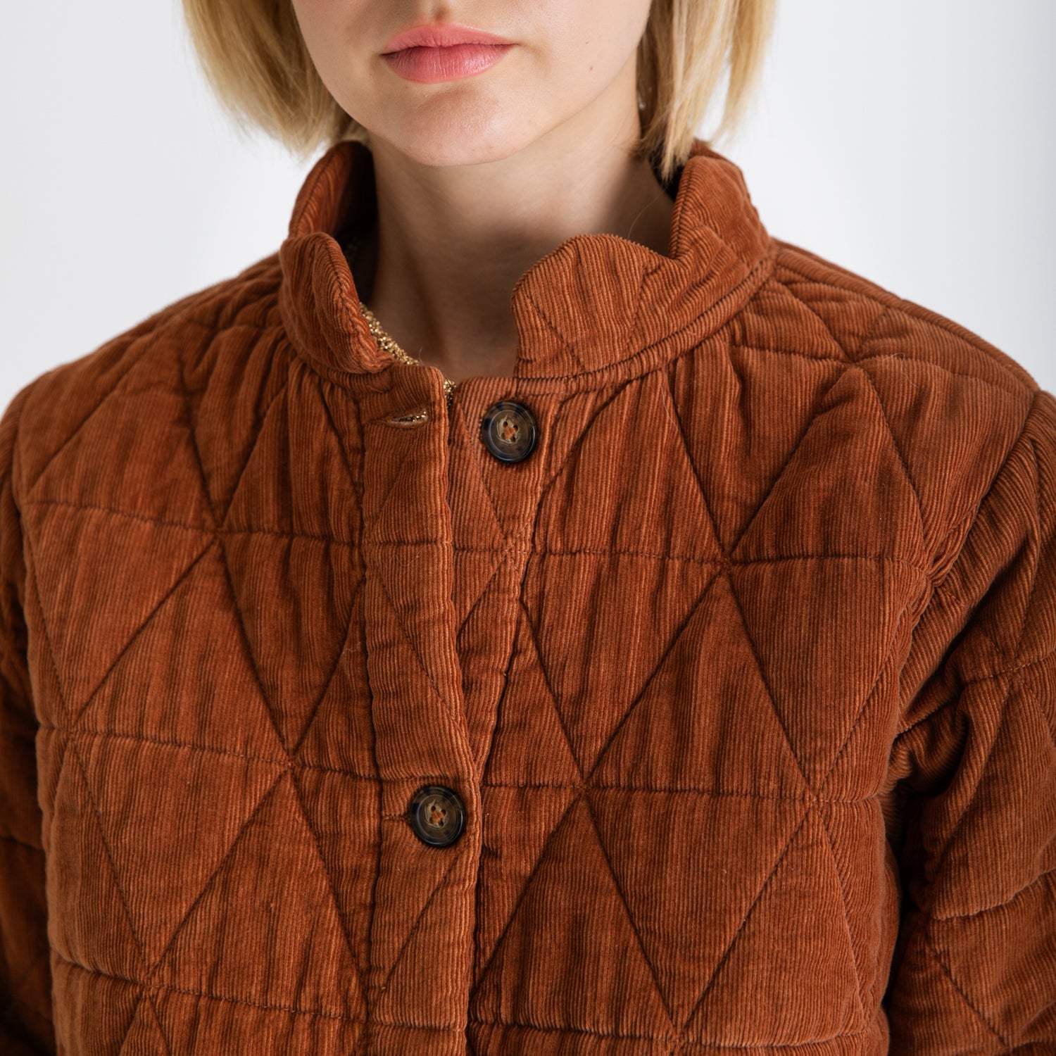 Dillis Quilted Jacket - Cinnamon