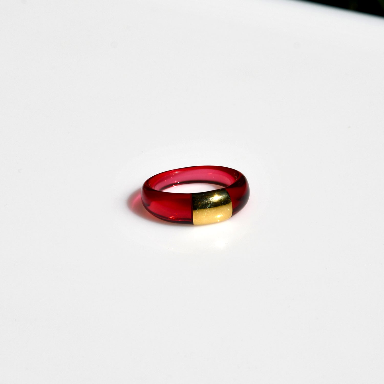 Resin Signet Ring - Winery