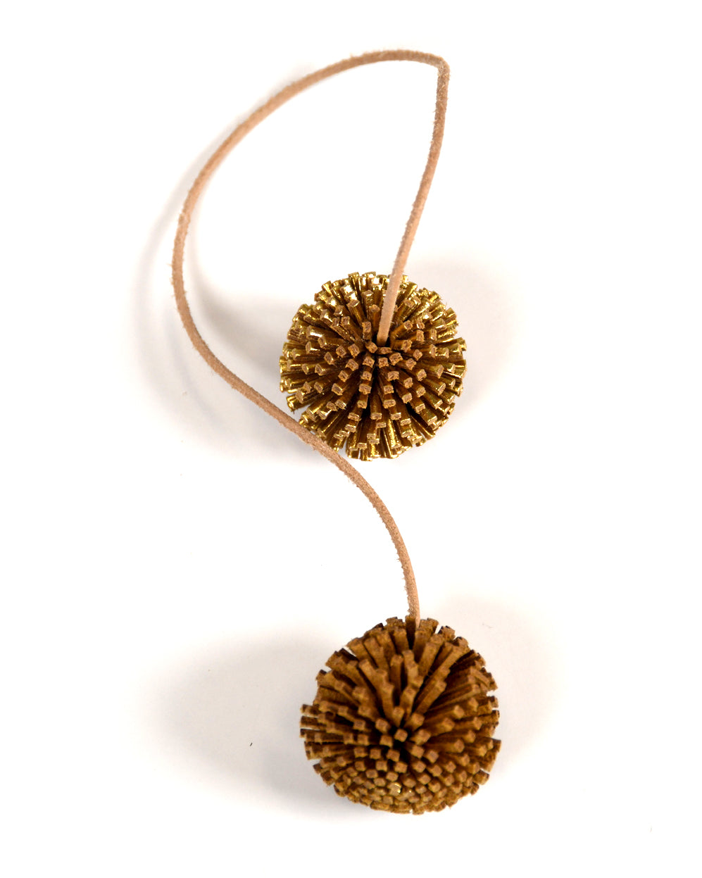 Pompom Charm - Gold