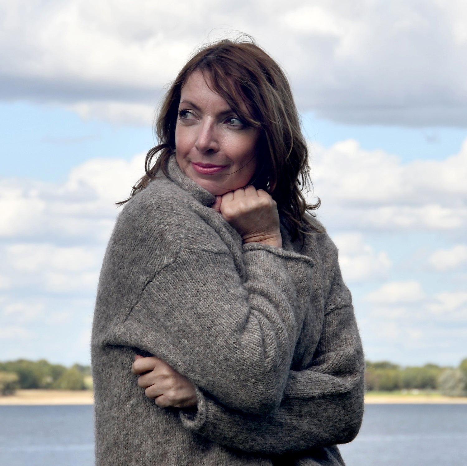 Brume Long Cardi - Natural
