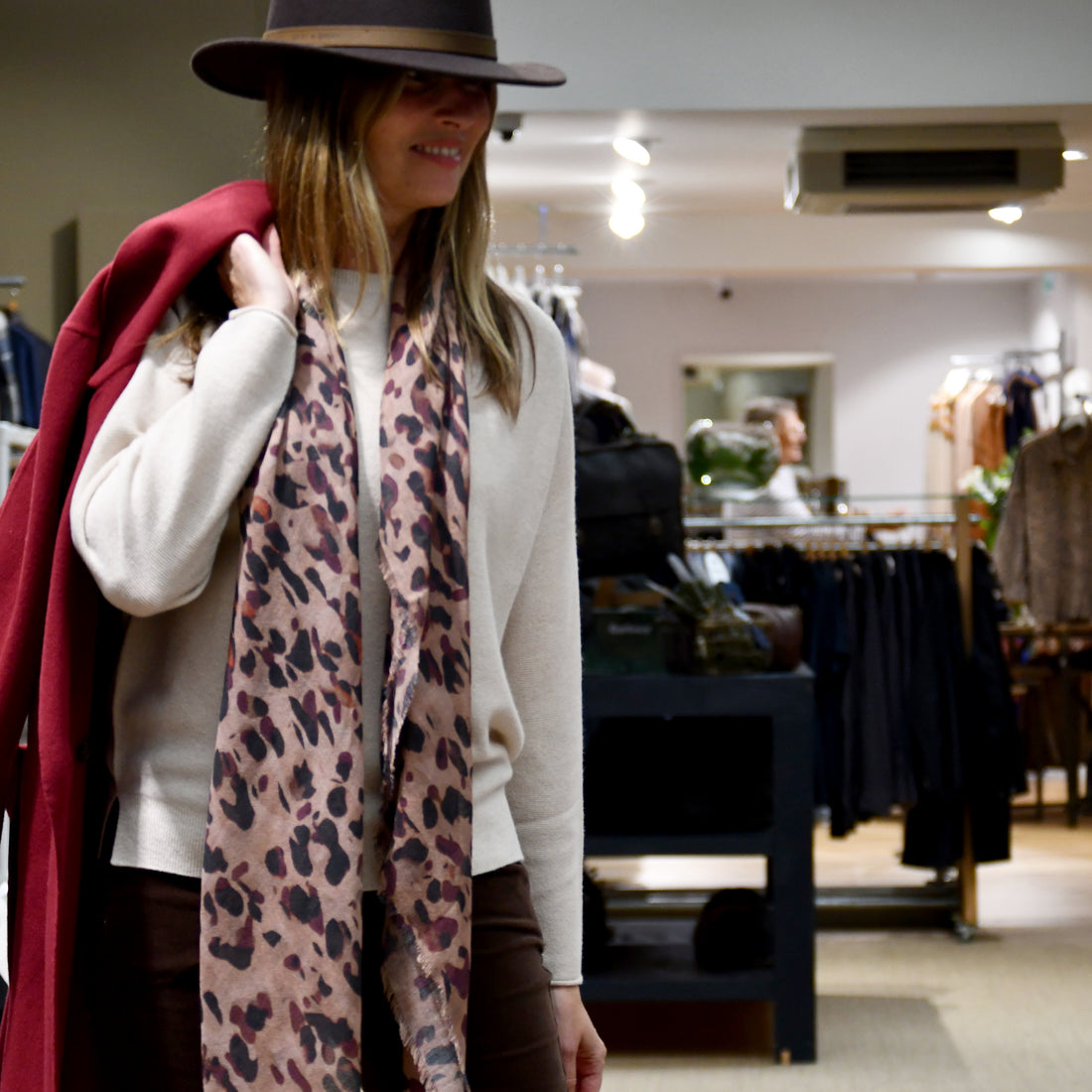 Long Sleeve Rib Knit - Cream