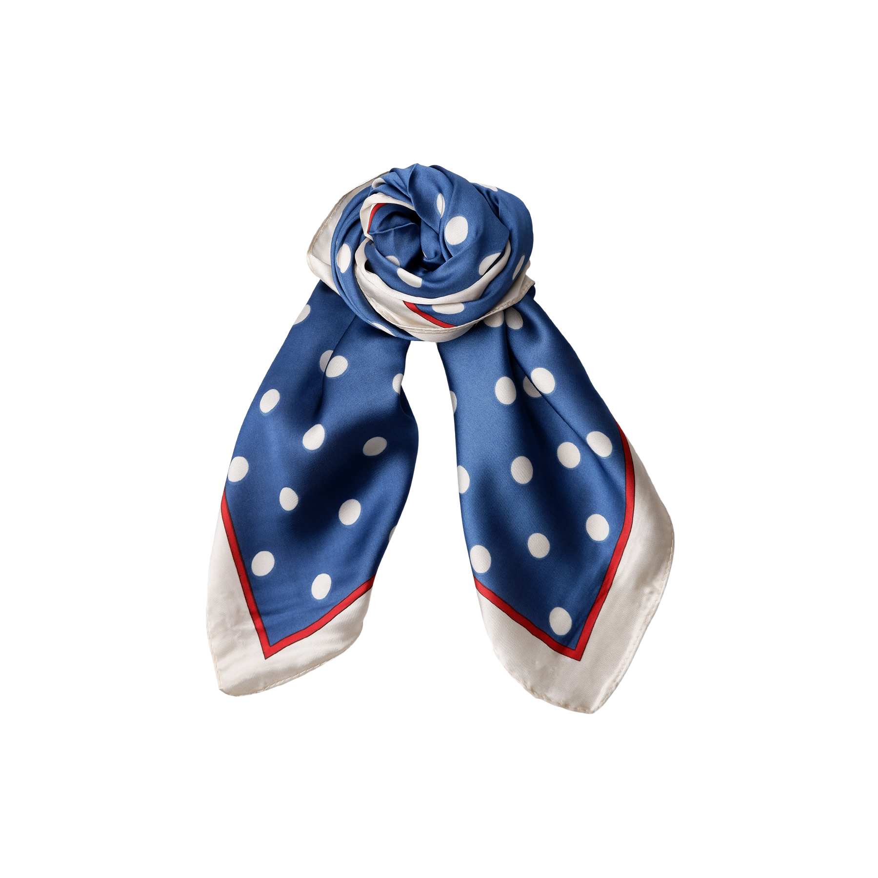 Dani Mini Scarves - Blue Dot