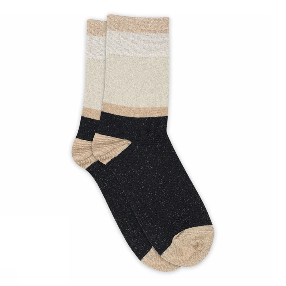 Elisabeth Glitter Socks - Navy