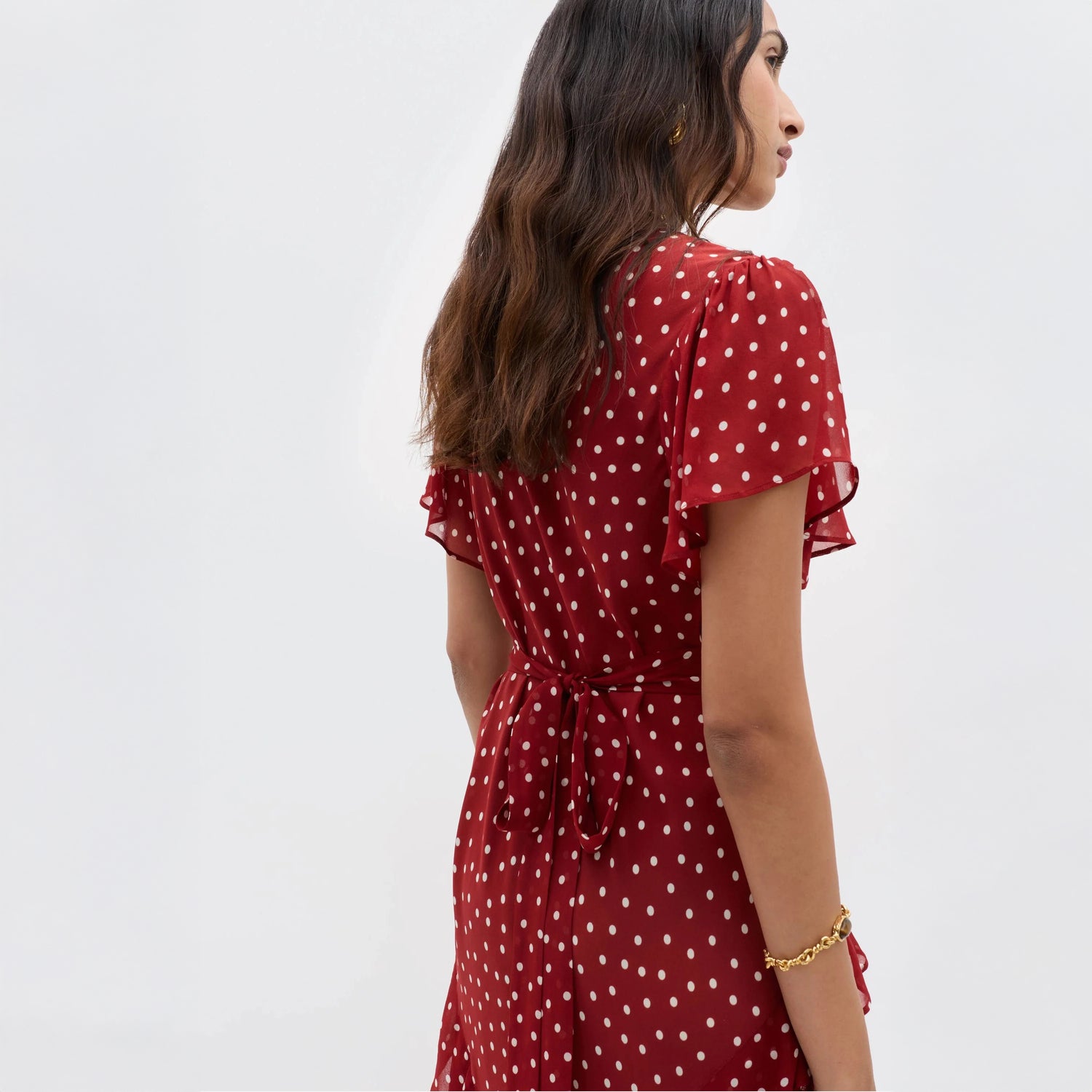 Evie Dress - Layla Dot Red