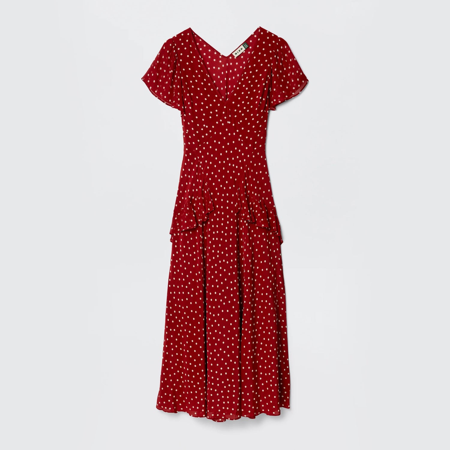 Evie Dress - Layla Dot Red