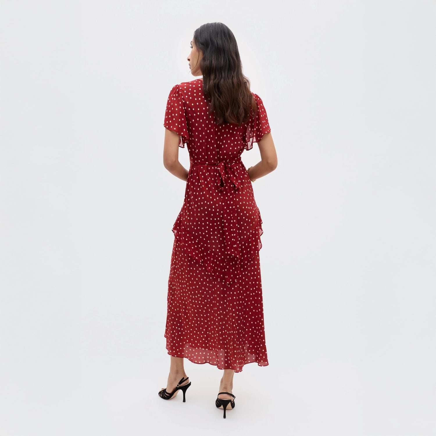 Evie Dress - Layla Dot Red