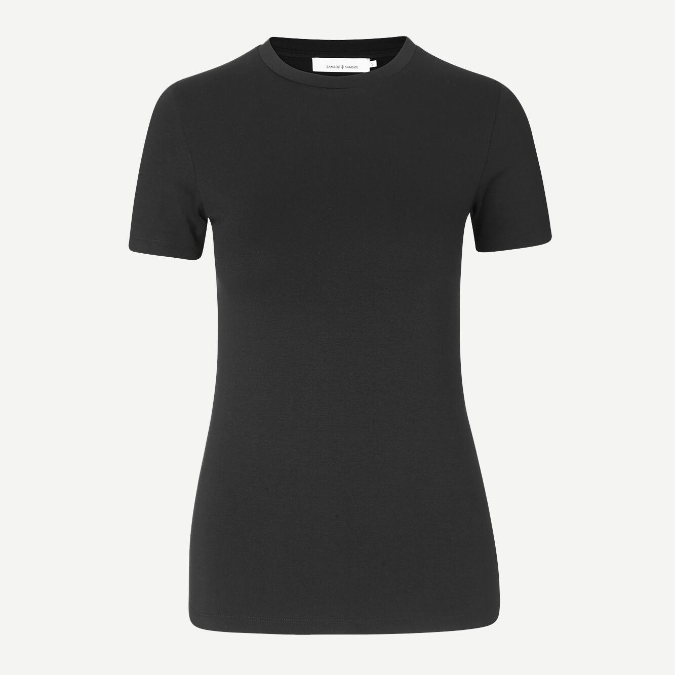 Ester Short Sleeve Fitted Tee - Black