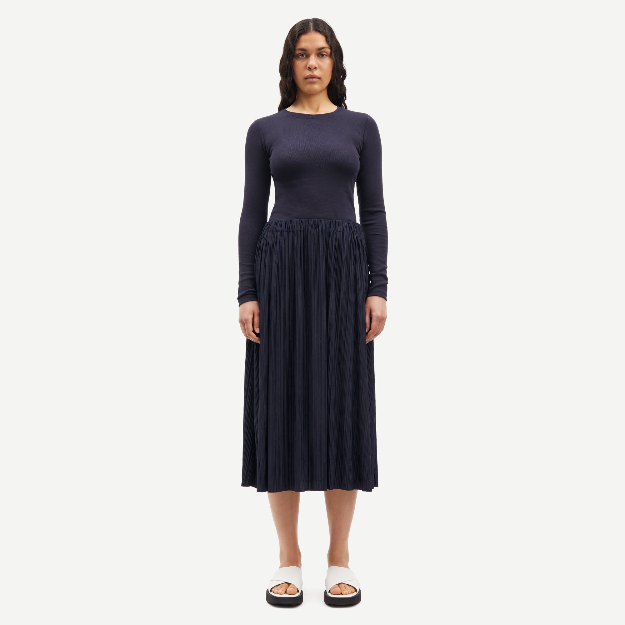 Alexa Long Sleeve Top - Night Sky