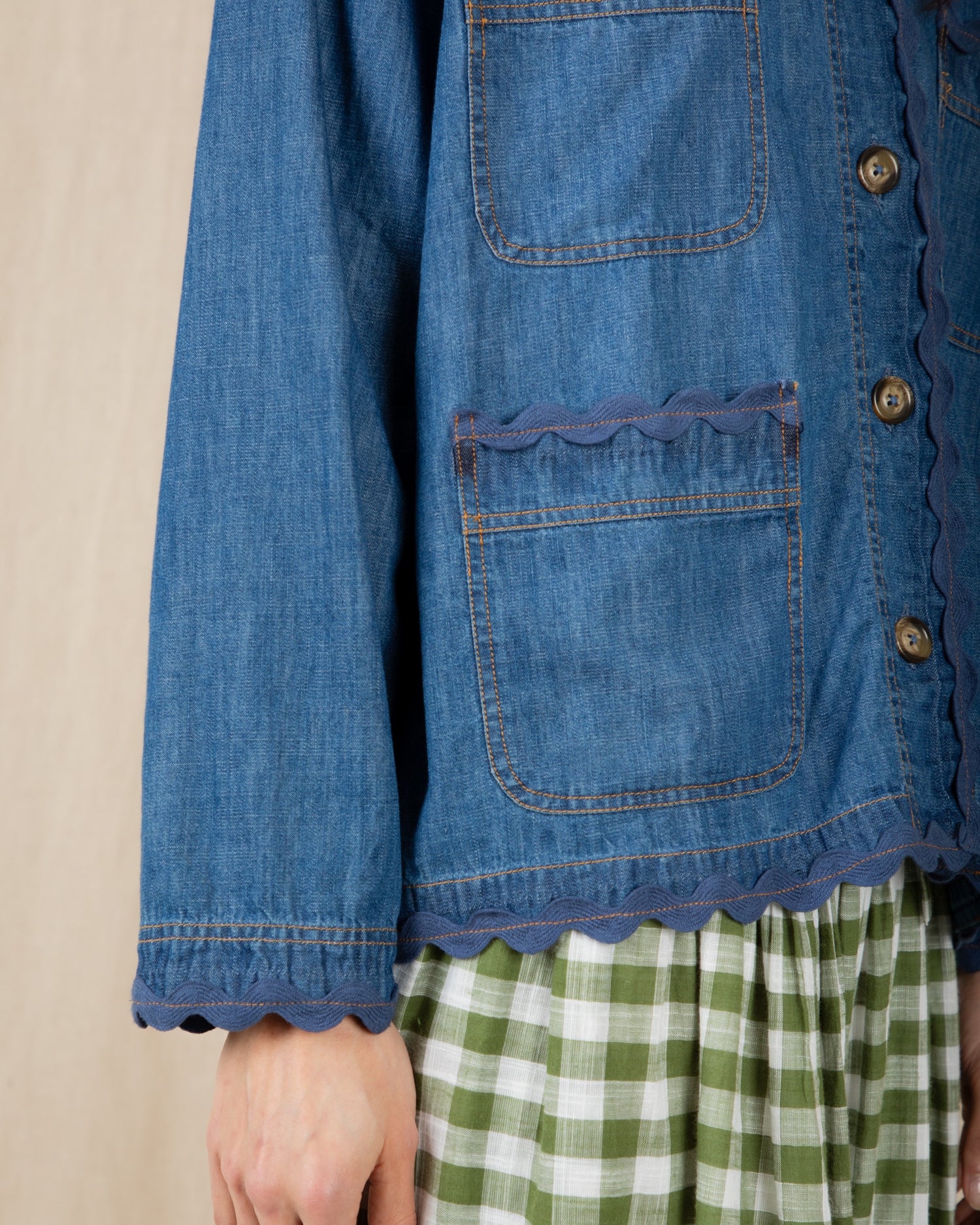 Florence Jacket - Denim Dark Wash