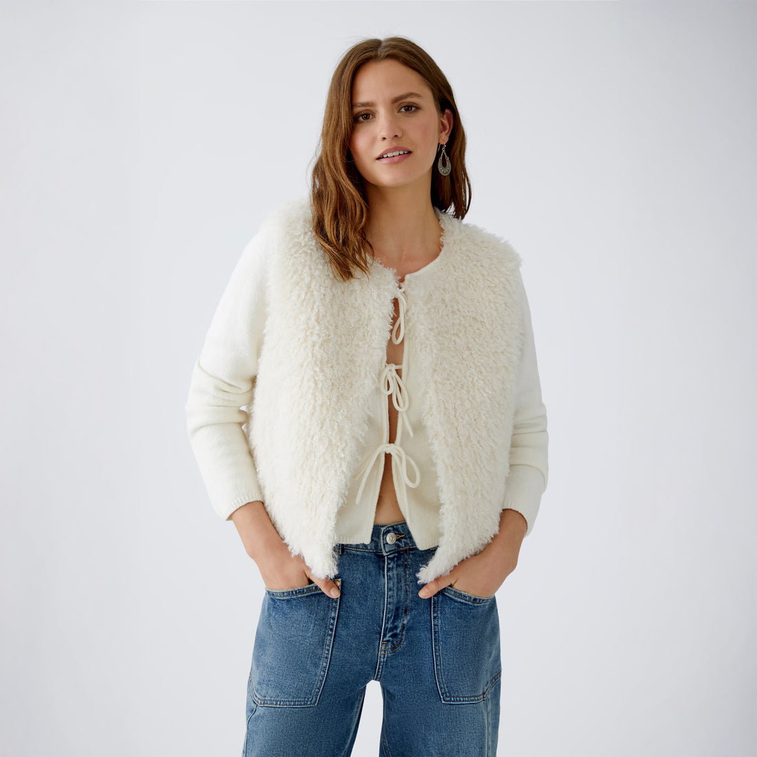 Fluffy Gilet - Off White