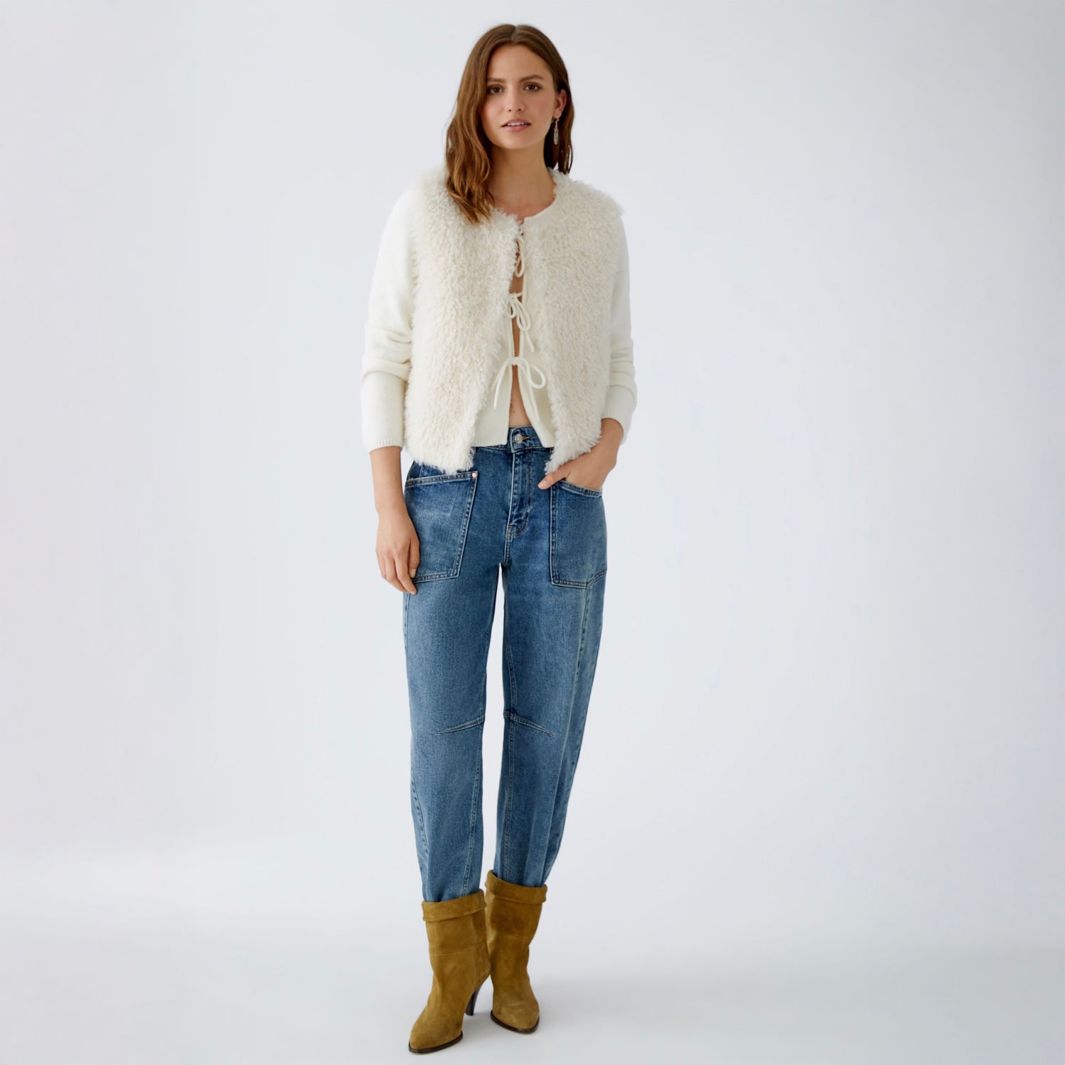 Fluffy Gilet - Off White