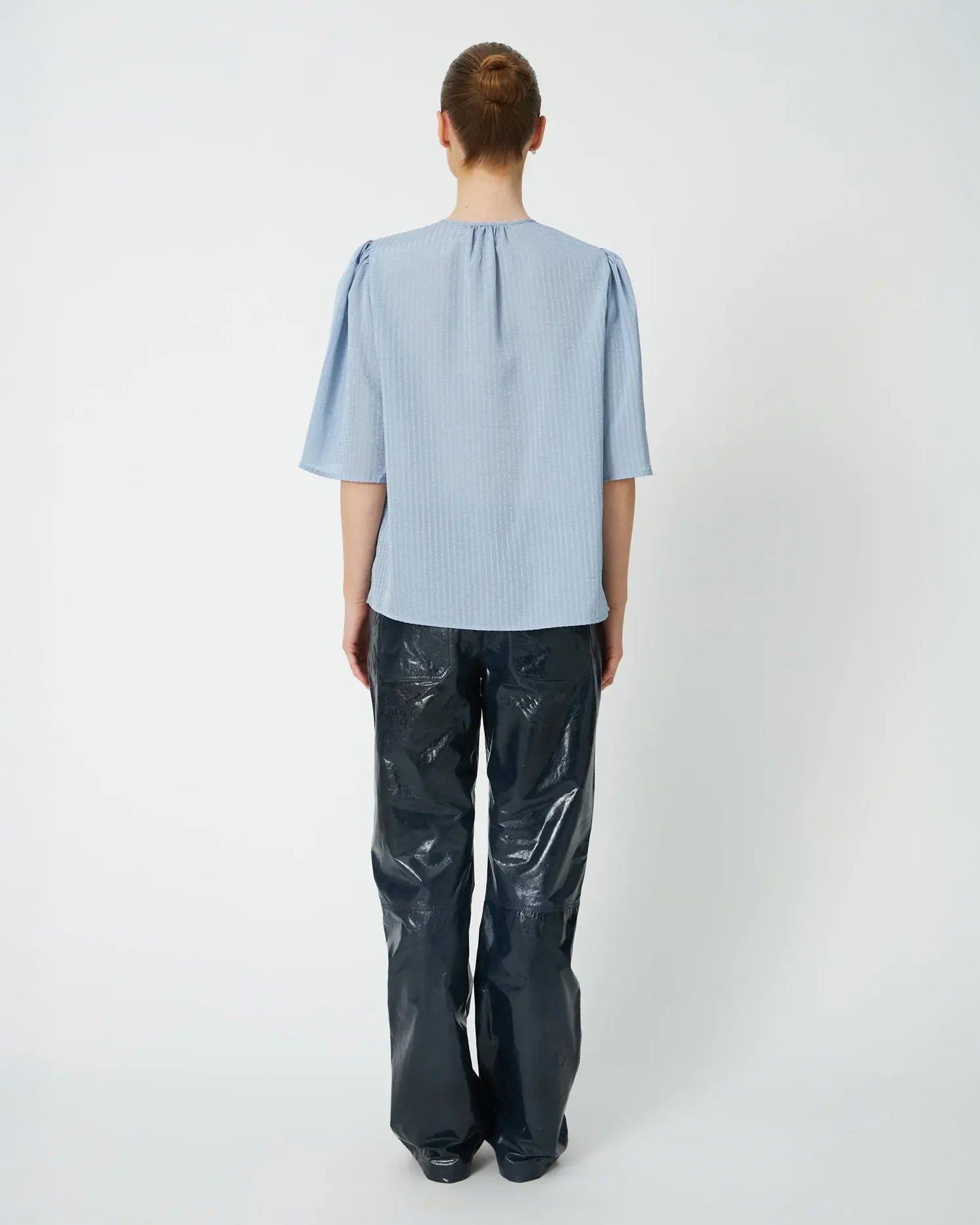 Frill Top - Dowe Blue