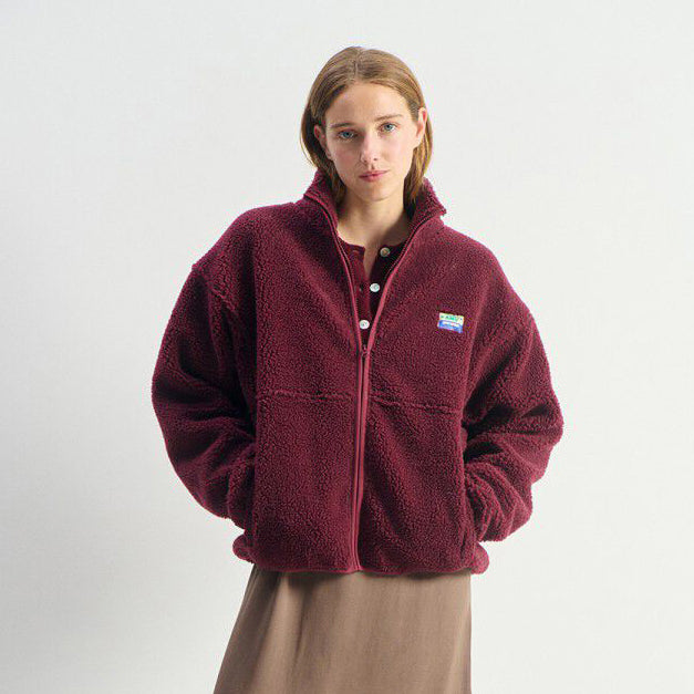Hoktown Fleece Jacket - Bordeaux Chine