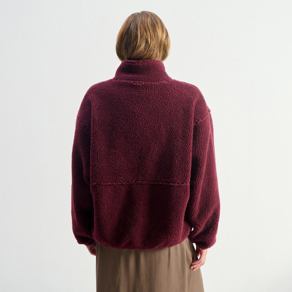 Hoktown Fleece Jacket - Bordeaux Chine