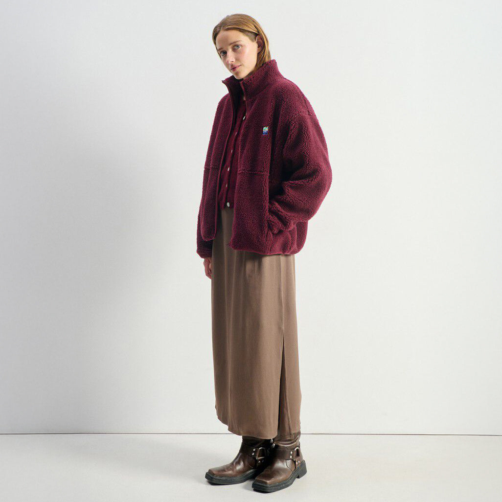 Hoktown Fleece Jacket - Bordeaux Chine