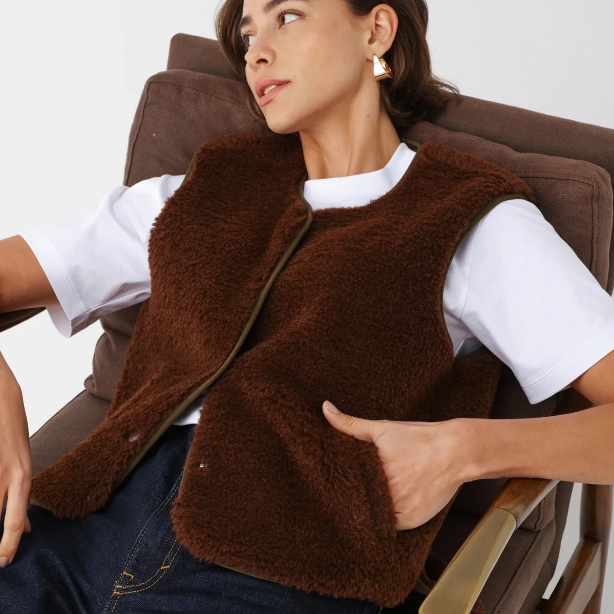 Sport Gilet - Walnut