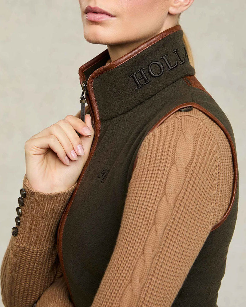 Country Fleece Gilet - Khaki