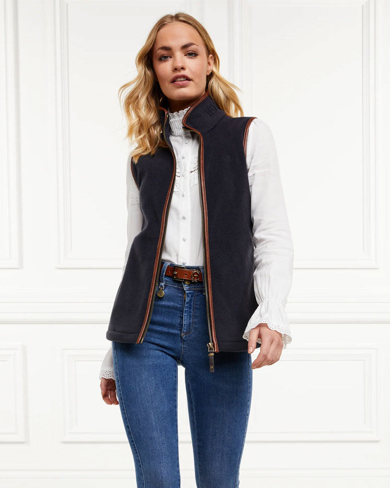 Country Fleece Gilet - Ink Navy