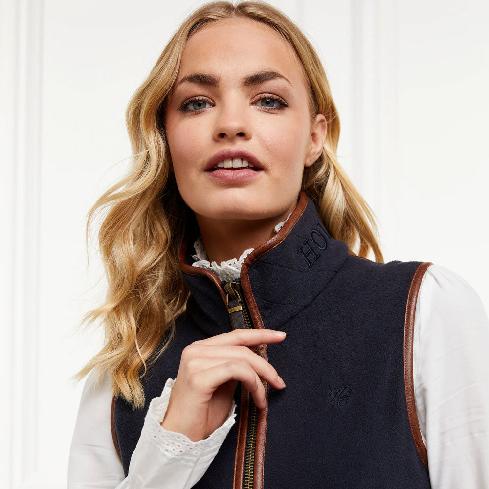 Country Fleece Gilet - Ink Navy