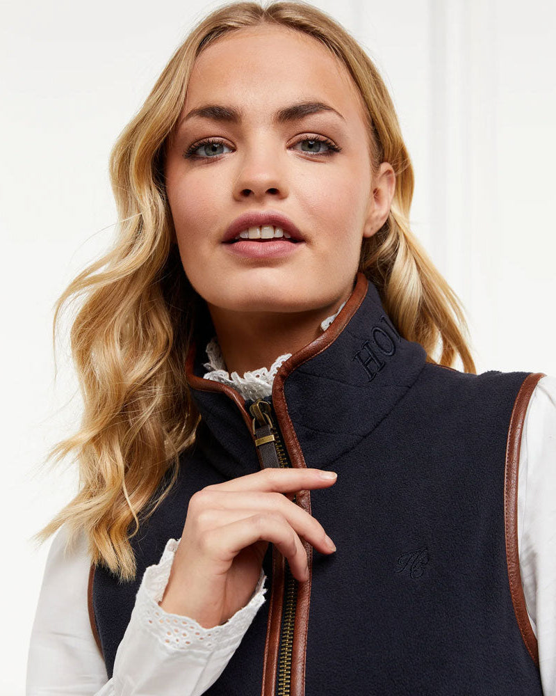 Country Fleece Gilet - Ink Navy