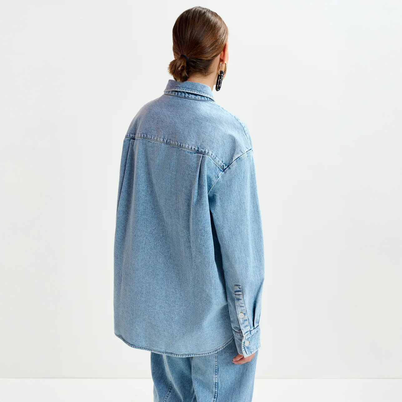 Icksonville Sequin Denim Shirt - Navy