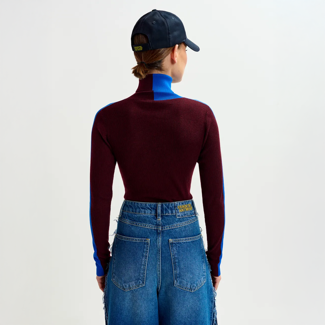 Iffort Bicolour Fitted Pull - Margot Mauve