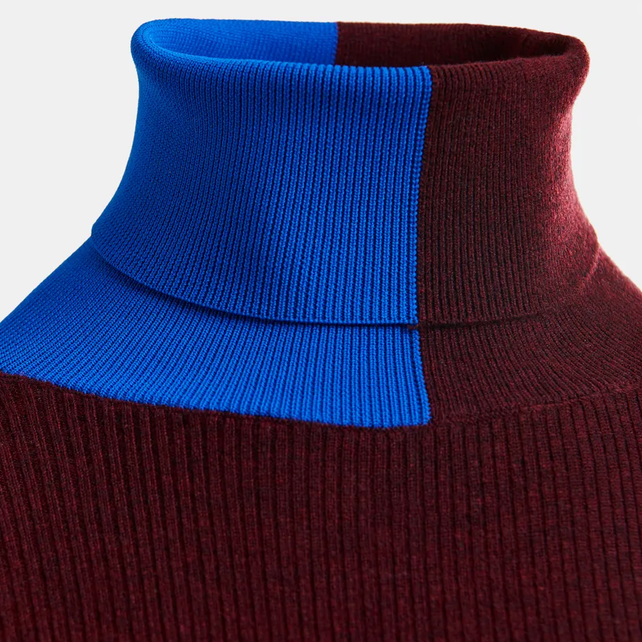 Iffort Bicolour Fitted Pull - Margot Mauve