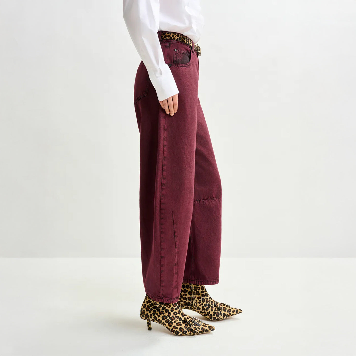 Impressive Overdye Jeans - Margot Mauve