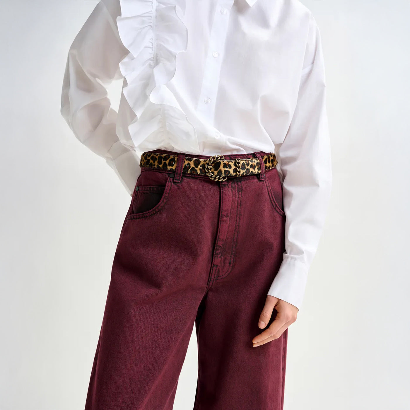 Impressive Overdye Jeans - Margot Mauve