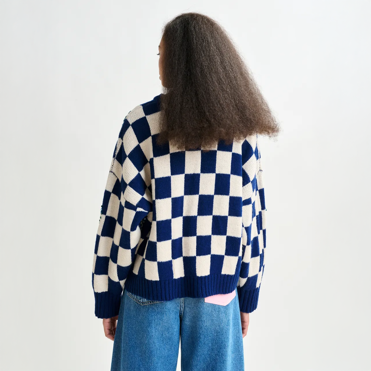 Inter Embroidered Pullover - Navy