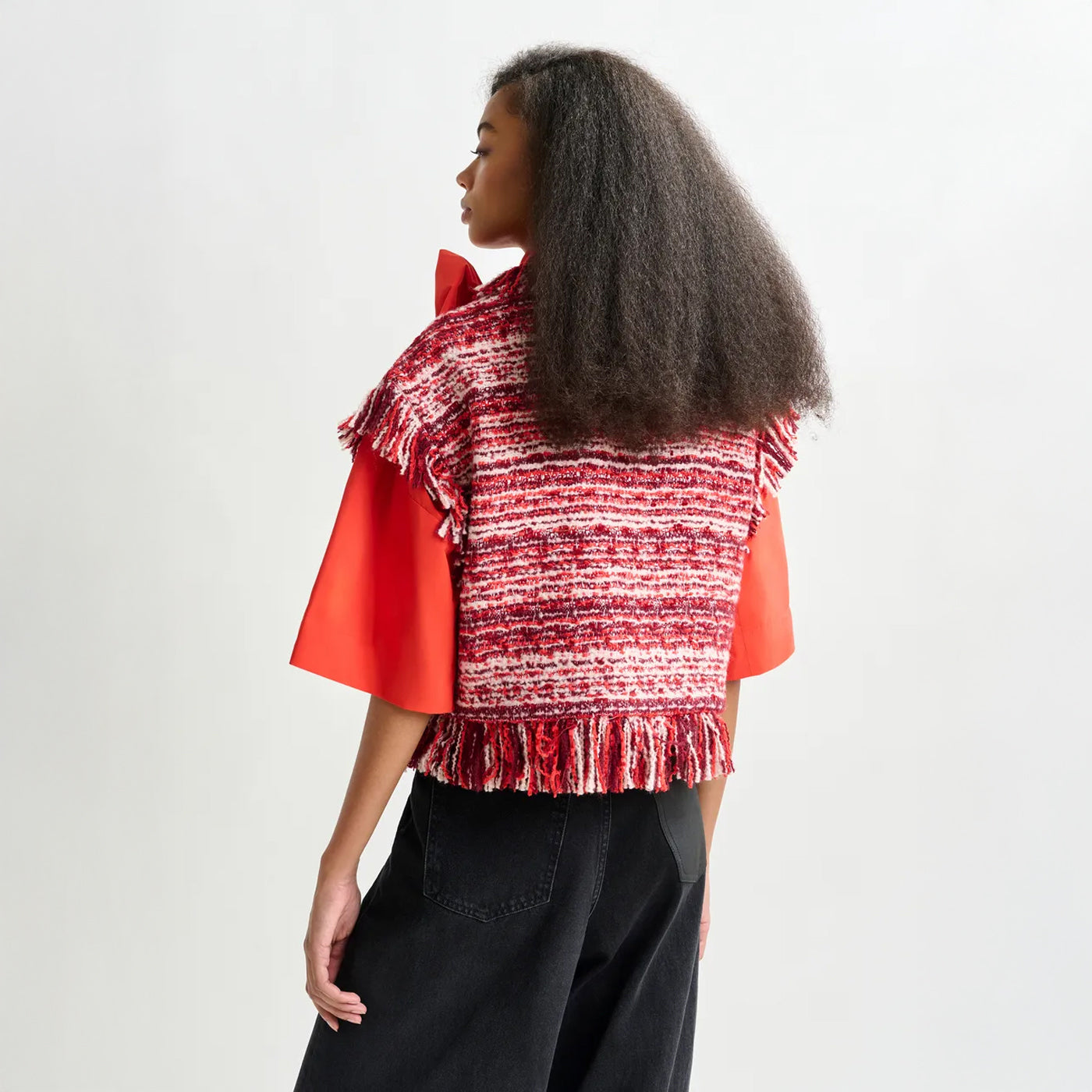 Ishani Fringed Gilet - Santa Claus